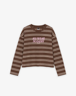 Striped Longsleeve Girls - All sugar. No daddy