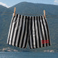 Stripe Swim Shorts - Fuck Your Bad Vibes
