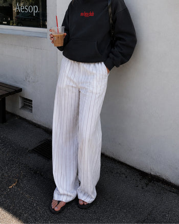 Striped Wide Leg Pants Girls
