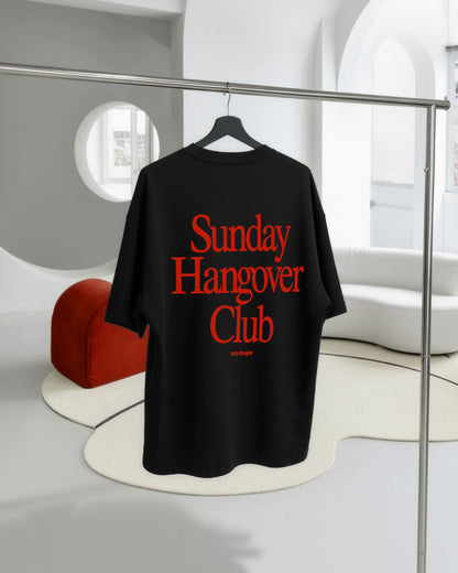 Heavy Oversized Tee - Sunday Hangover Club