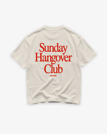 Heavy Oversized Tee - Sunday Hangover Club