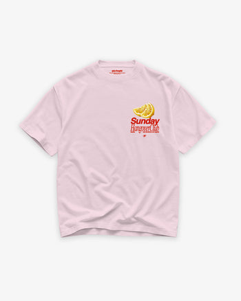 Heavy Oversized Tee - Sunday Hangover Club Frontprint