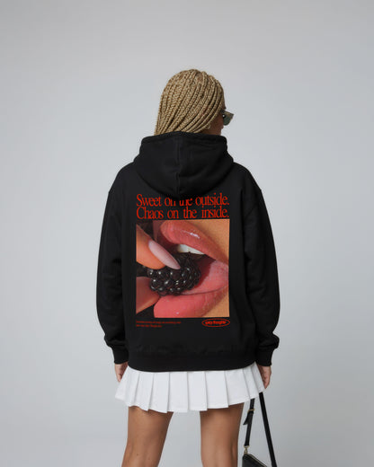Oversized Hoodie - Sweet on the Outside. Chaos on the Inside.