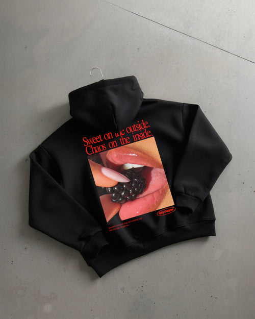 Oversized Hoodie - Sweet on the Outside. Chaos on the Inside.