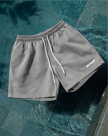 Washed Swim Shorts - Signature