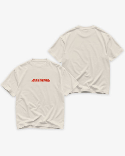Heavy Oversized Tee - Take Me To An Art Museum