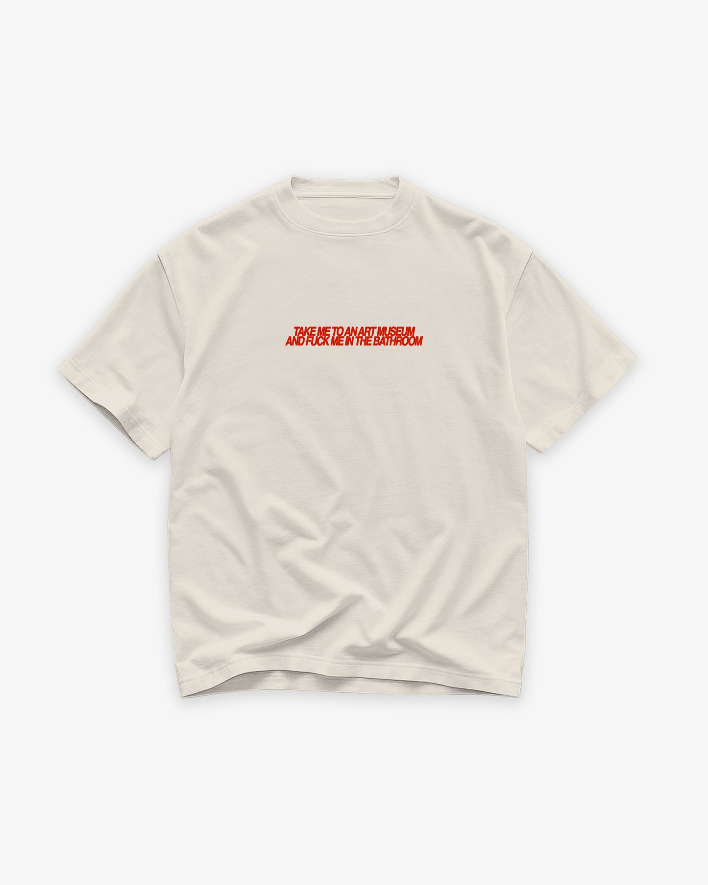 Heavy Oversized Tee - Take Me To An Art Museum