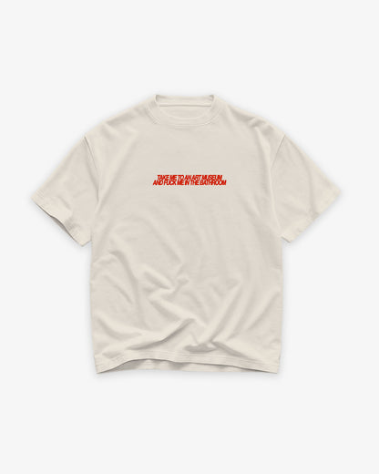Heavy Oversized Tee - Take Me To An Art Museum