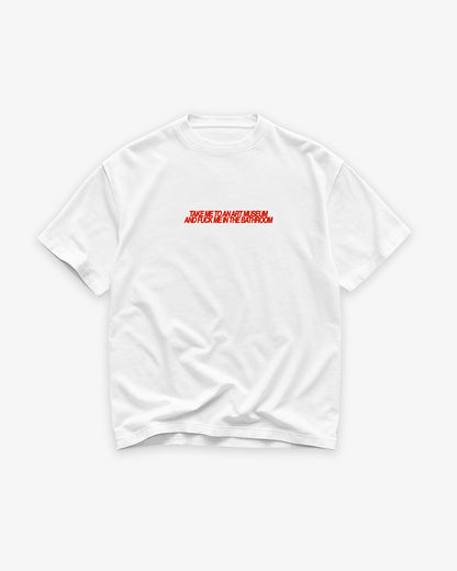 Heavy Oversized Tee - Take Me To An Art Museum