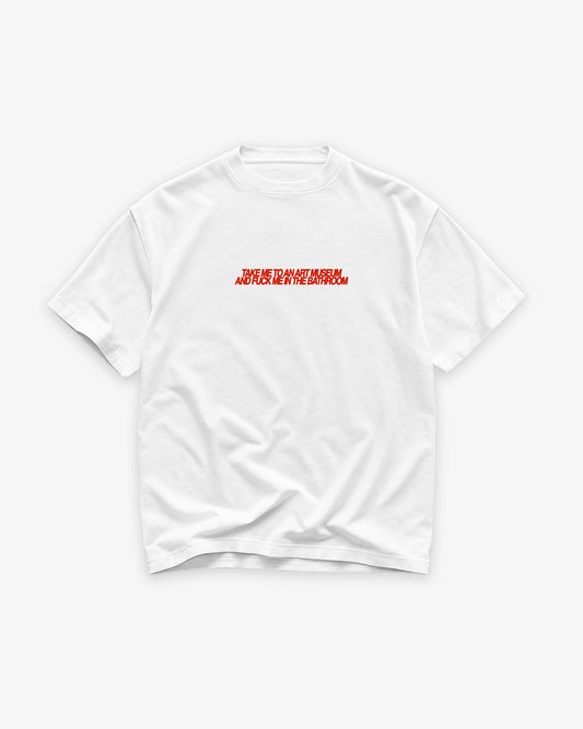 Heavy Oversized Tee - Take Me To An Art Museum