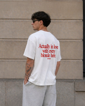 Heavy Oversized Tee - Actually in love with every blonde here