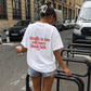 Heavy Oversized Tee - Actually in love with every blonde here