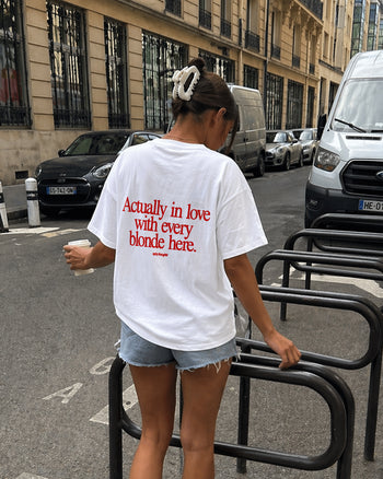 Heavy Oversized Tee - Actually in love with every blonde here