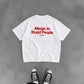 Heavy Oversized Tee - Allergic To Stupid People