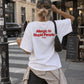 Heavy Oversized Tee - Allergic To Stupid People