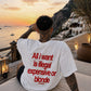 Heavy Oversized Tee - All I Want Is Illegal, Expensive or Blonde