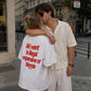 Heavy Oversized Tee - All I Want Is Illegal, Expensive or Blonde