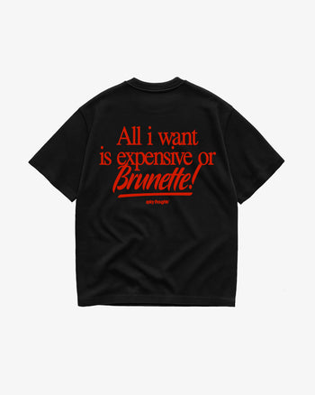 Heavy Oversized Tee - Expensive or Brunette
