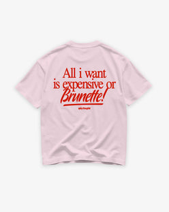 Heavy Oversized Tee - Expensive or Brunette