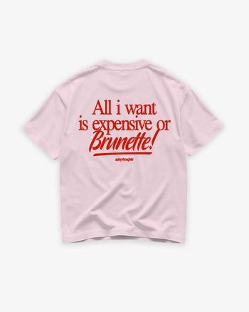 Heavy Oversized Tee - Expensive or Brunette