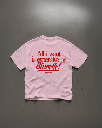 Heavy Oversized Tee - Expensive or Brunette