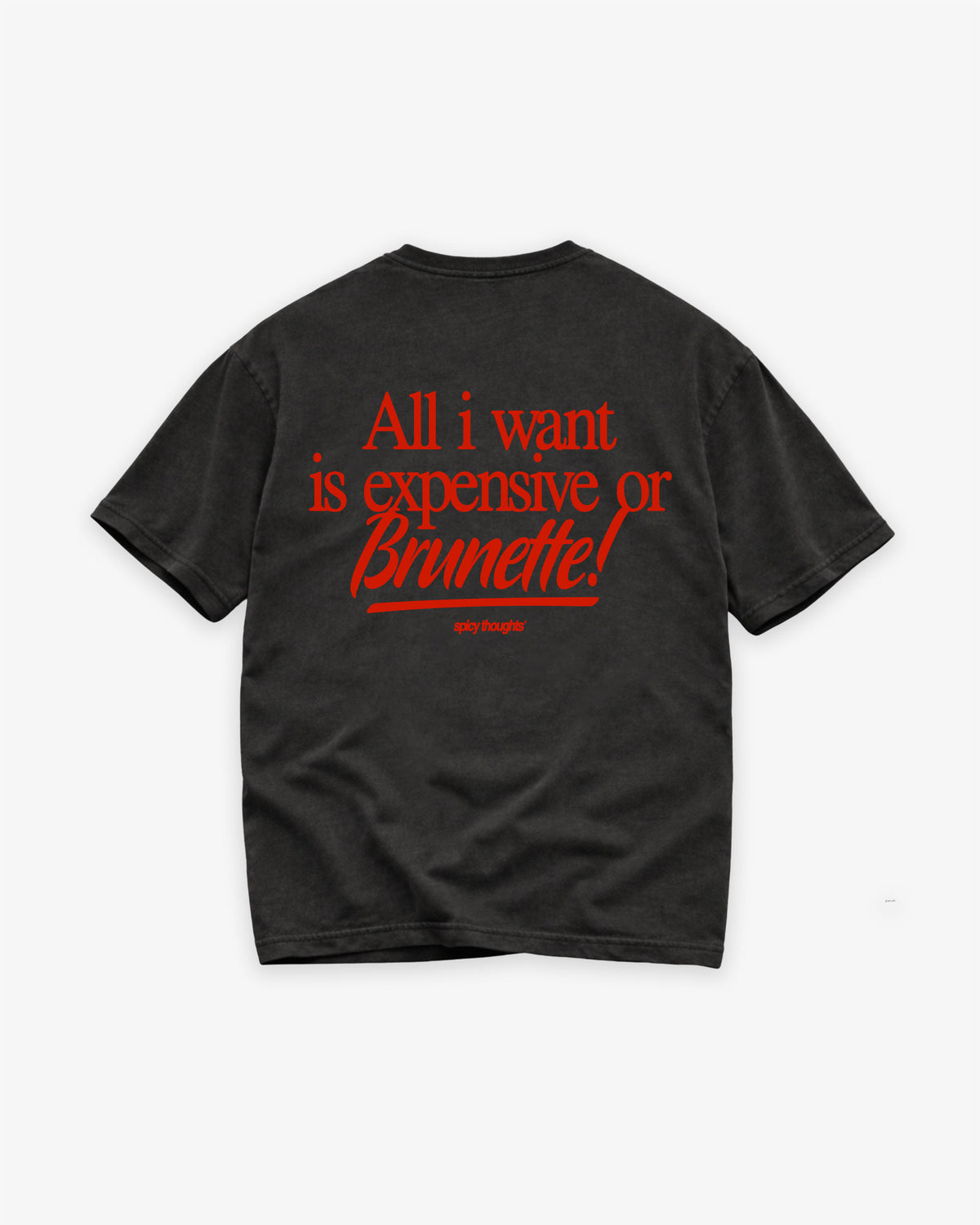 Heavy Oversized Tee - Expensive or Brunette