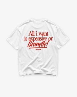 Heavy Oversized Tee - Expensive or Brunette