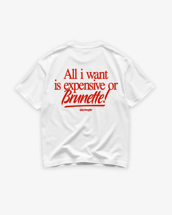 Heavy Oversized Tee - Expensive or Brunette