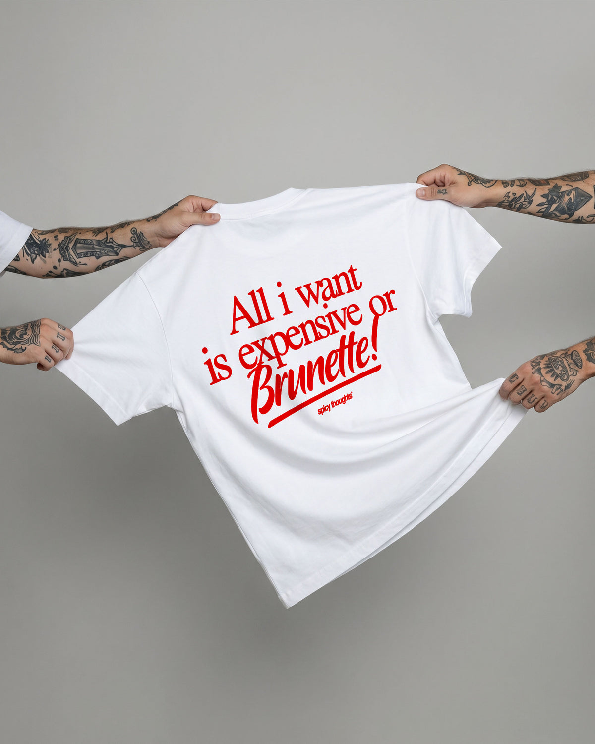 Heavy Oversized Tee - Expensive or Brunette