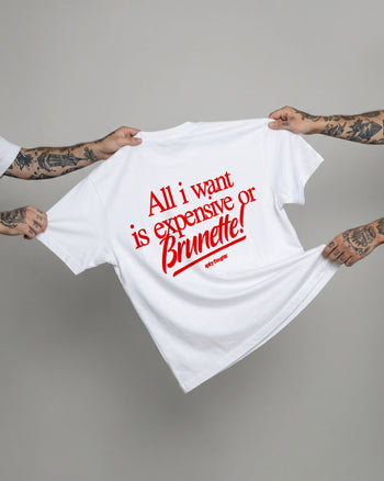 Heavy Oversized Tee - Expensive or Brunette