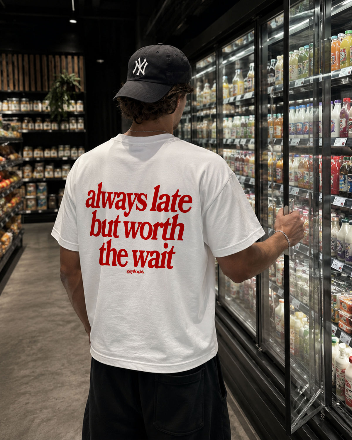 Heavy Oversized Tee - Always Late