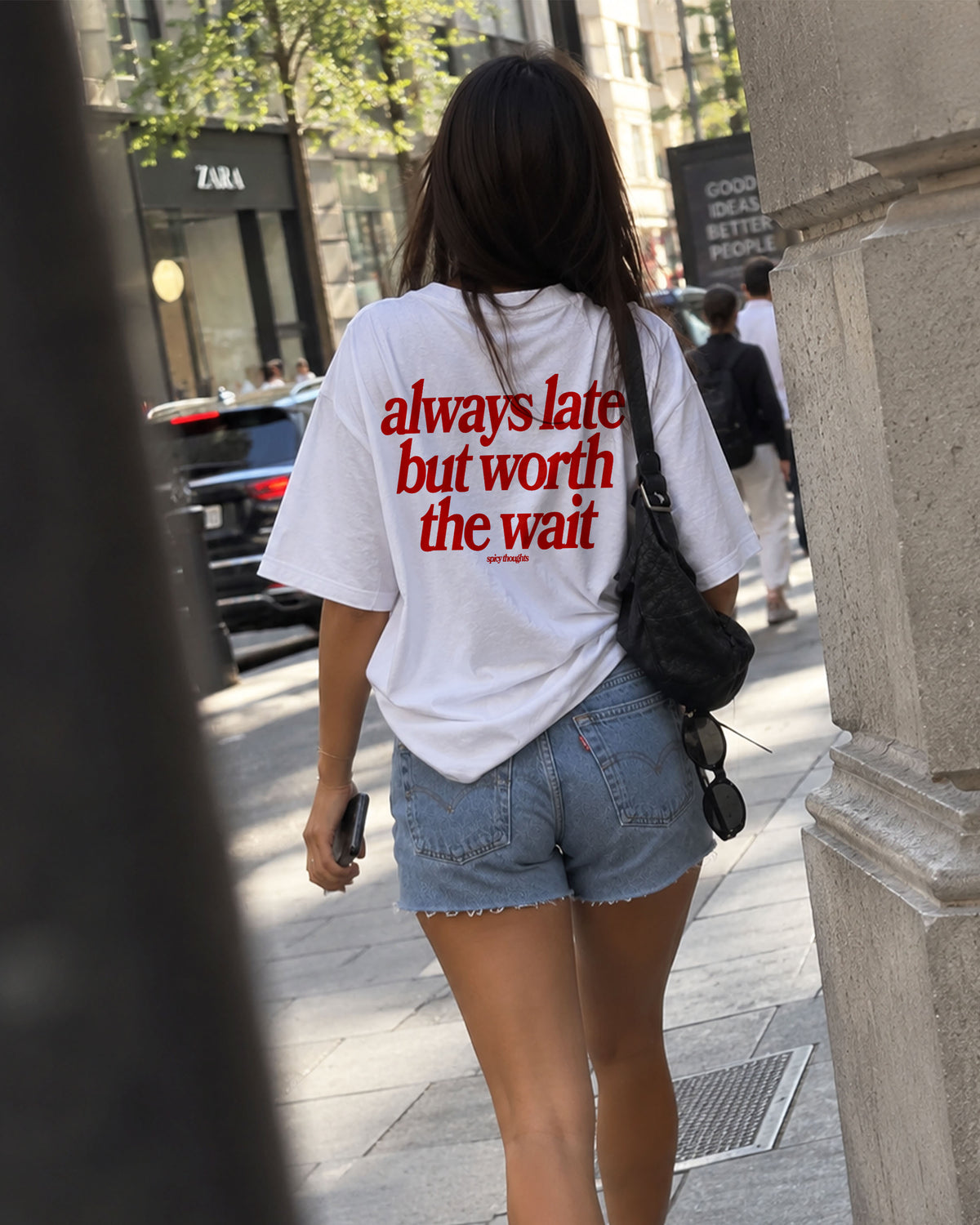 Heavy Oversized Tee - Always Late