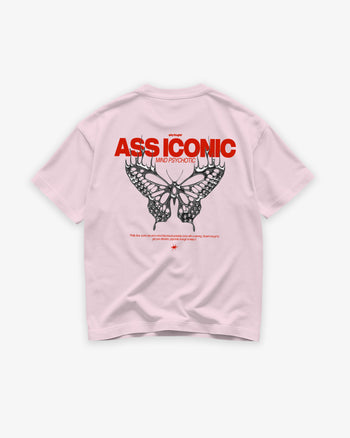Heavy Oversized Tee - Ass Iconic, Mind Psychotic
