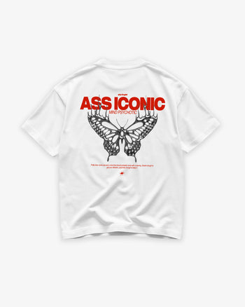 Heavy Oversized Tee - Ass Iconic, Mind Psychotic
