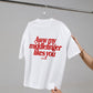 Heavy Oversized Tee - Aww My Middlefinger Likes You