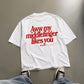 Heavy Oversized Tee - Aww My Middlefinger Likes You
