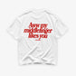 Heavy Oversized Tee - Aww My Middlefinger Likes You