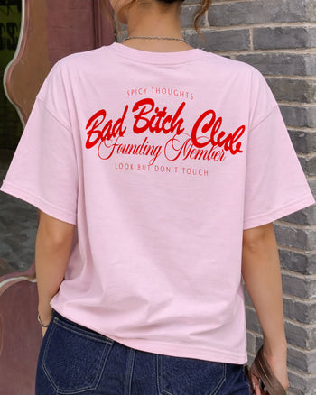 Heavy Oversized Tee - Bad Bitch Club