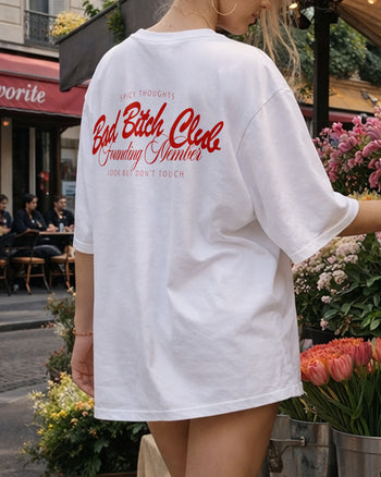 Heavy Oversized Tee - Bad Bitch Club
