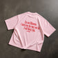 Heavy Oversized Tee - I Will Block You