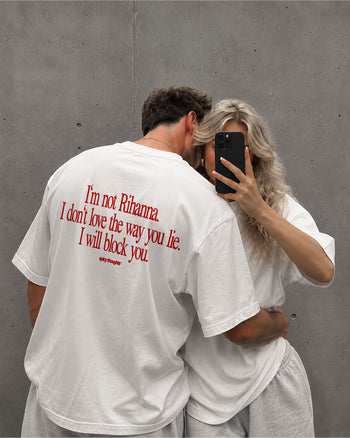Heavy Oversized Tee - I Will Block You