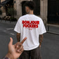 Heavy Oversized Tee - Bonjour Fuckers