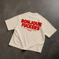 Heavy Oversized Tee - Bonjour Fuckers
