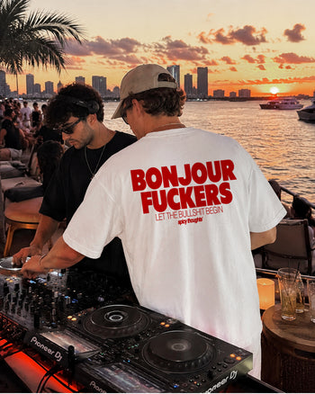 Heavy Oversized Tee - Bonjour Fuckers