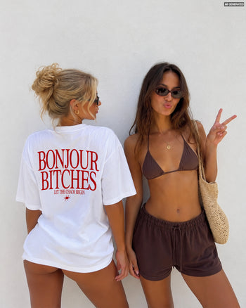 Heavy Oversized Tee - Bonjour Bitches