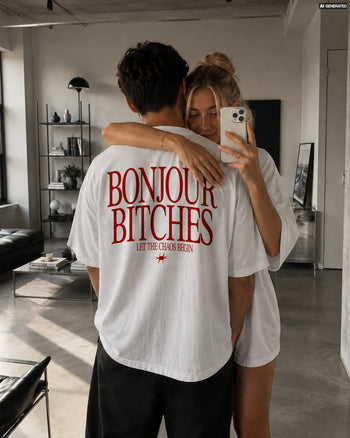 Heavy Oversized Tee - Bonjour Bitches