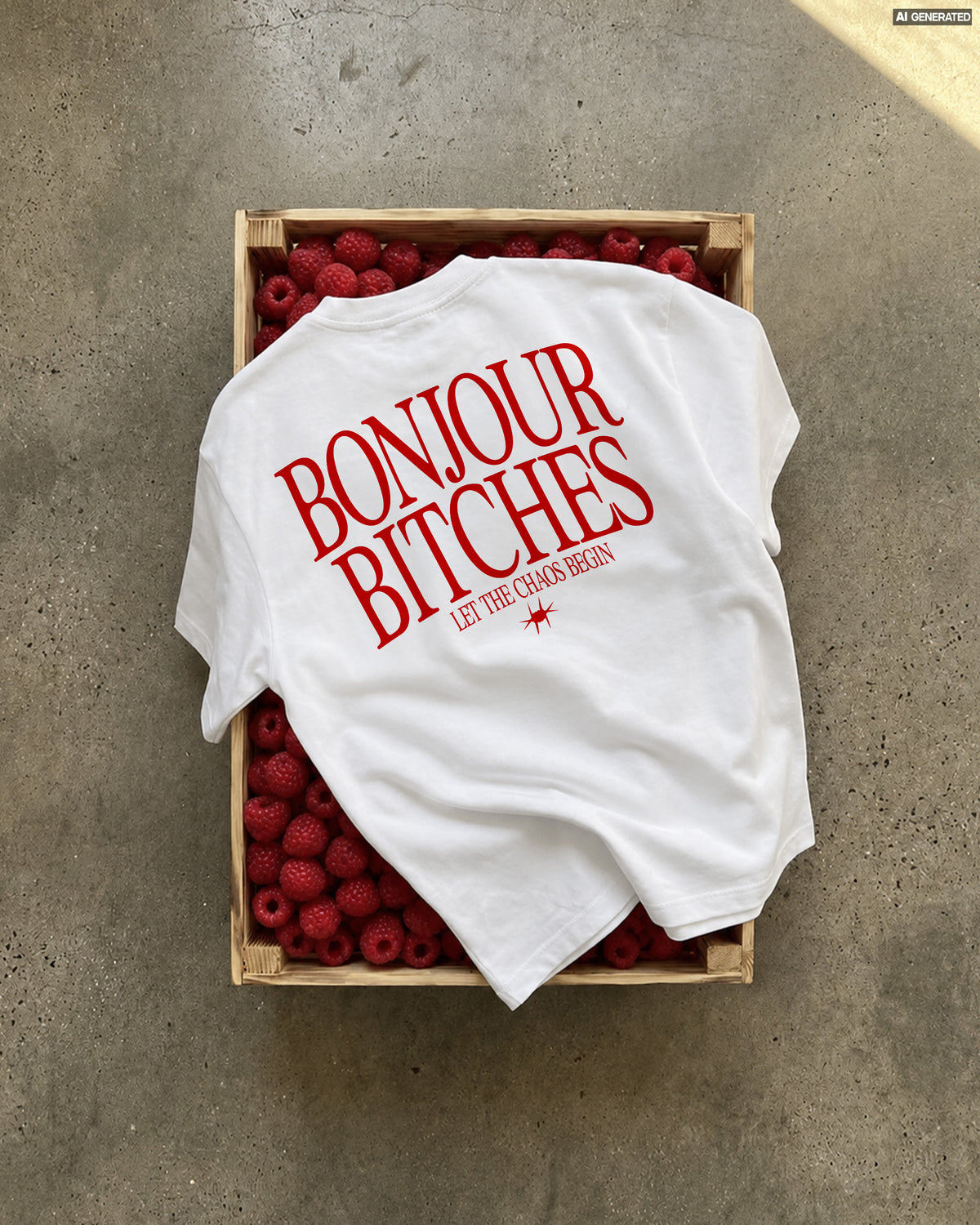 Heavy Oversized Tee - Bonjour Bitches
