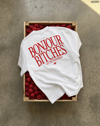 Heavy Oversized Tee - Bonjour Bitches