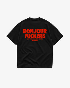 Heavy Oversized Tee - Bonjour Fuckers