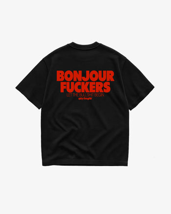 Heavy Oversized Tee - Bonjour Fuckers